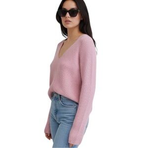 One Grey Day Blakely Cashmere Sweater Small EUC